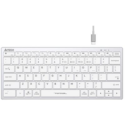 A4tech FBX51C Fstyler Bluetooth Keyboard 2.4G Wireless (White - Black)
