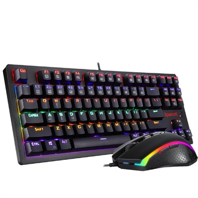 Redragon - K552 RED LIGHT KEYBOARD + M607 MOUSE 2 IN 1 COMBO