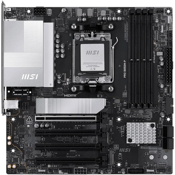 MSI Pro B850M-P mATX AM5 Motherboard