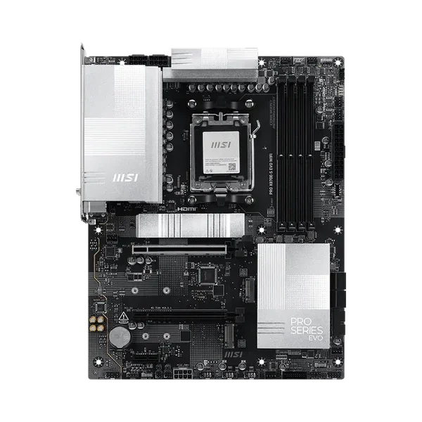 MSI Pro X870E-S EVO Wifi DDR5 AMD AM5 ATX Motherboard