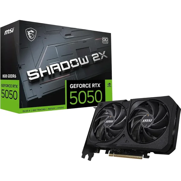 MSI Gaming RTX 5050 8G Shadow 2X OC Graphics Card