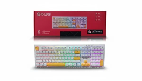 OIJIGE K108 Wired RGB Gaming keyboard