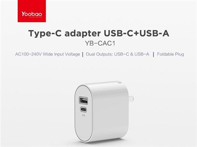 Yoobao Type-C Adapter USB-C+USB-A