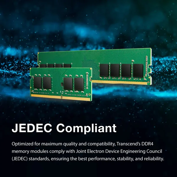 Transcend 16GB DDR4 2666MHz Desktop Memory, JetRam Memory