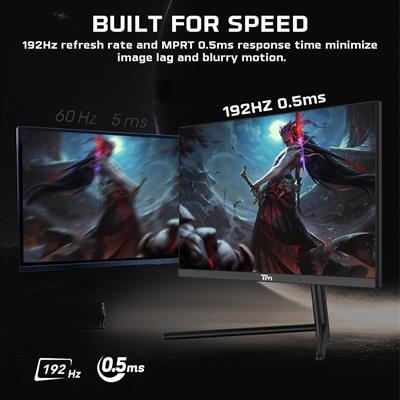Twisted Minds TM27FHD192IPS Gaming Monitor 27'' Flat, FHD 192Hz, Fast IPS