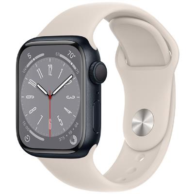 Apple Watch Series 8 Aluminum Case with Midnight Sport Band GPS-41mm 