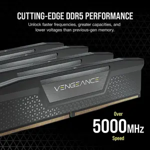 Corsair Vengeance 96GB (2x48GB) 5200MHz CL38 DDR5 RAM Intel XMP iCUE Compatible Computer Memory 