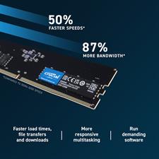 Crucial 8GB DDR5 UDIMM 4800 CT8G48C40U5 Desktop Memory 