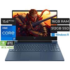 HP Victus 15 FA1657NR Gaming Laptop | Intel Core i7-13620H, 16GB RAM, 512GB SSD, RTX 4060 8GB | 15.6'' FHD 144Hz IPS Display - Performance Blue