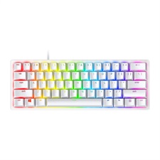 Razer Huntsman Mini 60% Linear Optical Purple Switch Gaming Keyboard Black - White