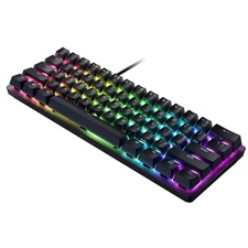 Razer Huntsman Mini 60% Linear Optical Purple Switch Gaming Keyboard Black - White