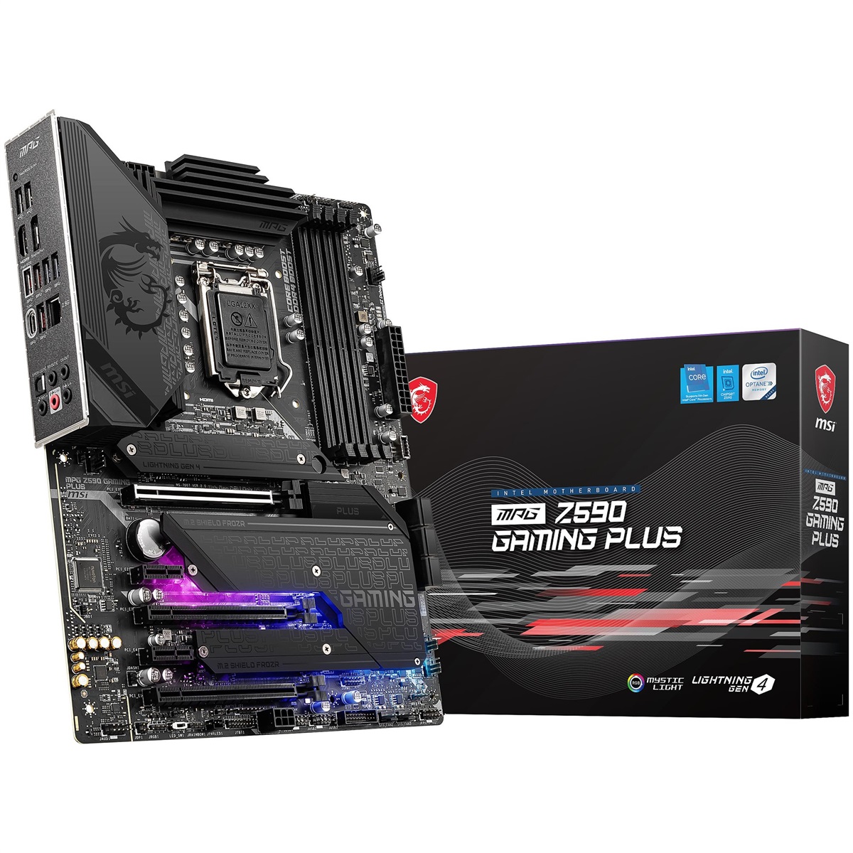 Msi 10th Gen Motherboard MSI MPG Z590 GAMING PLUS SATA 6Gb/s ATX - Main Image