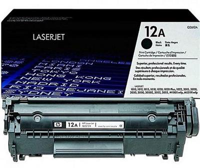 HP 12A Black LaserJet Toner Cartridge