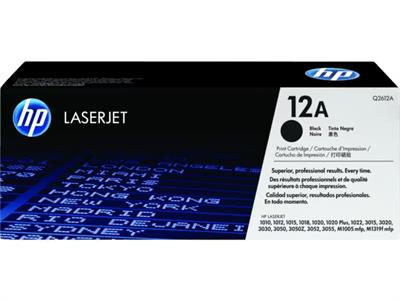 HP 12A Black LaserJet Toner Cartridge