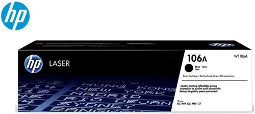 HP 106A Black LaserJet Toner Cartridge
