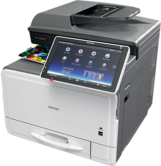 Ricoh MP C307 is a compact A4 color laser multifunction printer