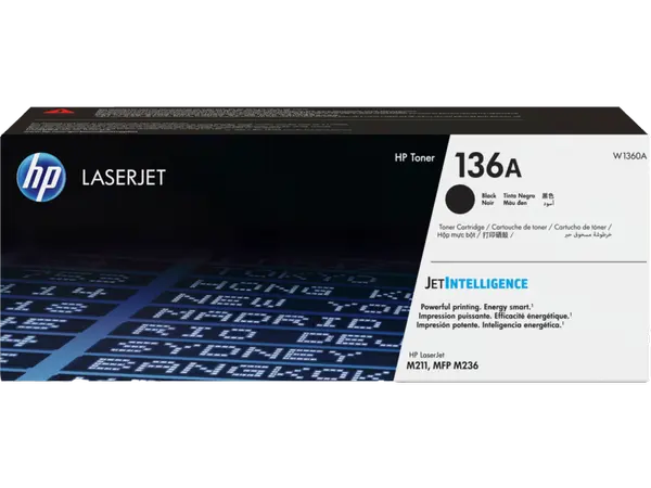 HP 136A Black LaserJet Toner Cartridge