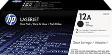 HP 12A Black LaserJet Toner Cartridge