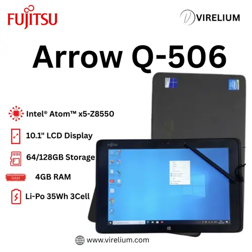 Fujitsu Arrow Q-506 | 4GB RAM | 64/128GB Storage | 10.1" Display | Stylus Included