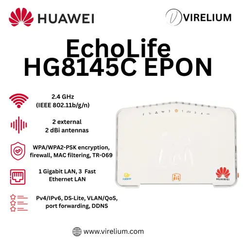 Huawei EchoLife HG8145C | EPON ONT | Like New
