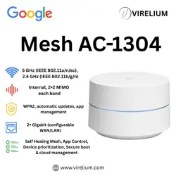 Google WiFi 無線LANルーター AC-1304 3個セット Wifi Wi-Fi
