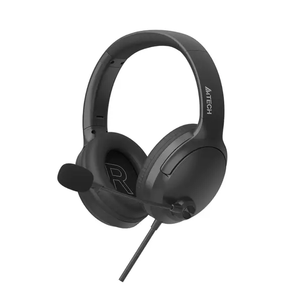 A4-TECH FH280U Wired Headphones – USB Stereo Gaming & Music Headset (Black)