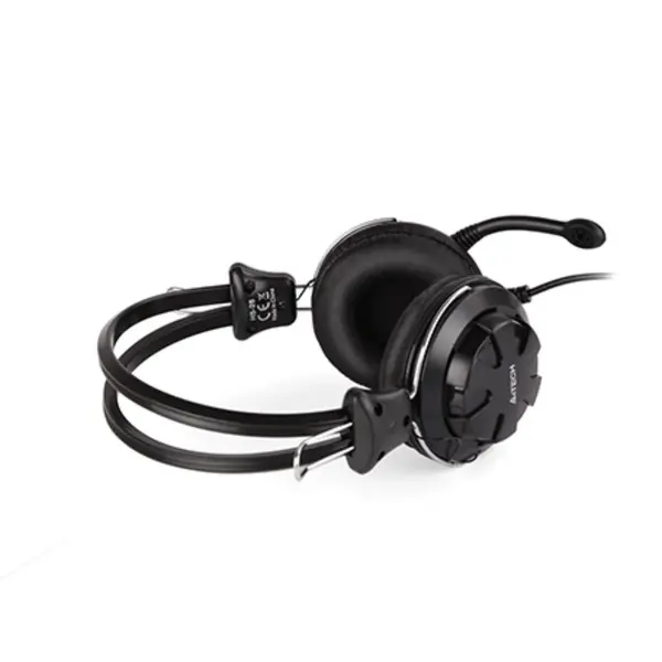 A4-TECH HS-28I 4-Pin Headphone – Wired Stereo Headset (Black)