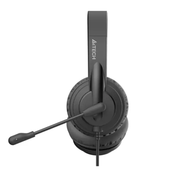 A4-TECH HU-10 USB Headset – Wired USB Gaming & Communication Headphones (Black)