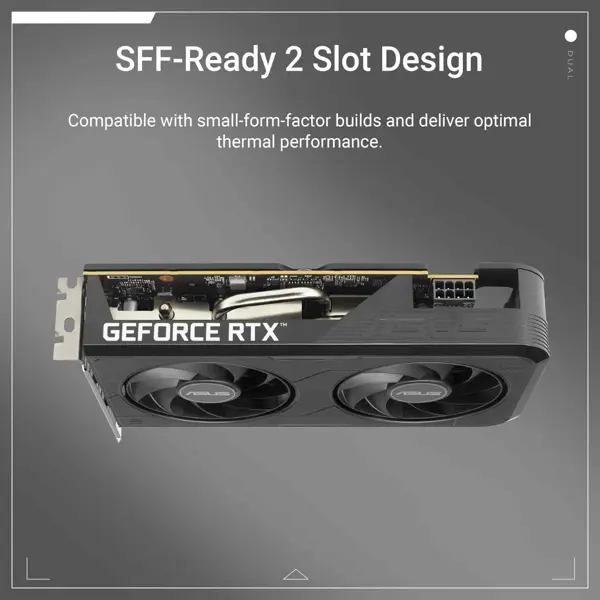 ASUS Dual GeForce RTX™ 5050 8GB GDDR6 OC Edition – Gaming & Creative GPU