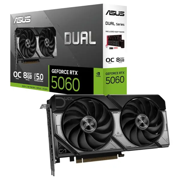 ASUS Dual GeForce RTX™ 5060 8GB GDDR7 OC Edition
