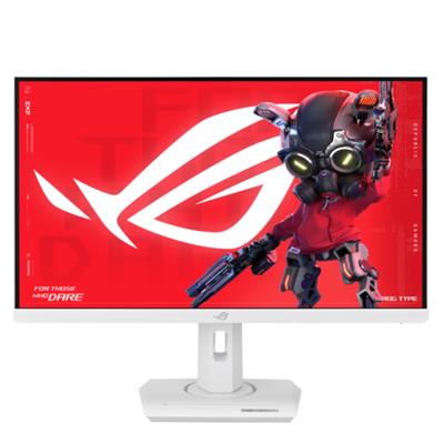 ASUS ROG Strix XG27UCG-W 27 inch 4K HDR USB-C Gaming Monitor – White, UHD (3840x2160) Dual Mode (4K 160Hz or FHD 320Hz), 1ms, Fast IPS, ELMB Sync, G-SYNC Compatible, AI Gaming, White