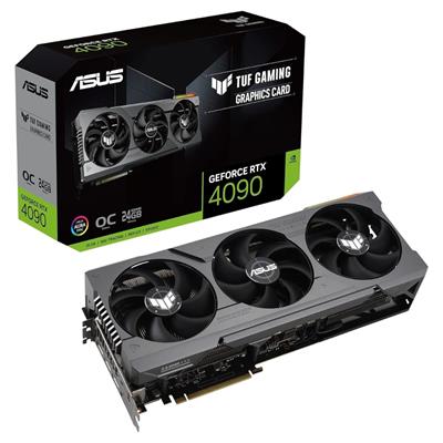 ASUS TUF Gaming GeForce RTX 4090 24GB Gaming Graphics Card (DLSS 3, PCIe 4.0, 24GB GDDR6X, HDMI 2.1a, DisplayPort 1.4a, TUF-RTX4090-24G-GAMING)