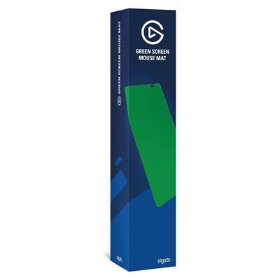 Corsair Elgato Green Screen Mouse Mat - XL Chroma Key Desk Pad, for Overhead Camera or Hand Cam in OBS, Twitch, YouTube, Zoom, Teams, for Streaming, Gaming and Education
