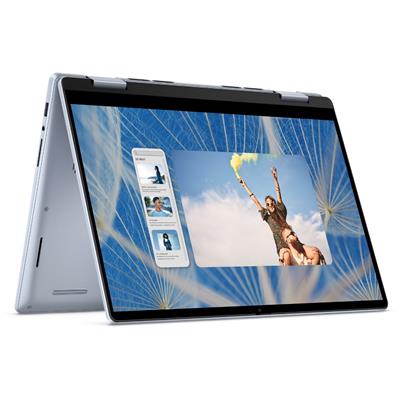 Dell Inspiron 14 7440 - Intel Ultra Core 7, 16GB RAM, 512GB SSD, WiFi 6E, Bluetooth, FHD webcam, 14 inch WUXGA IPS X360 Convertible Touch Screen, Windows 11 Original - Ice Blue