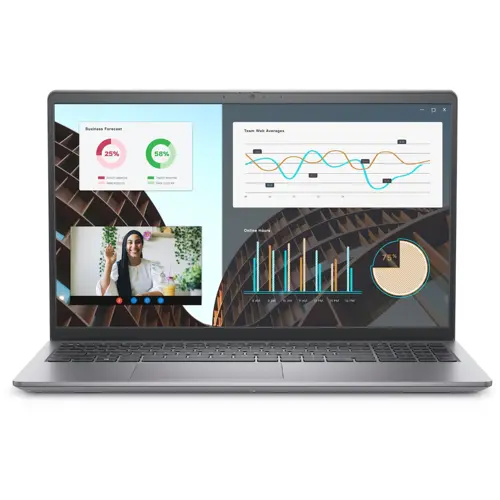 DELL Vostro 3530 Laptop | Core i7-1355U, 16GB DDR4, 512GB SSD, 15.6" 120Hz FHD Display, DOS - Black