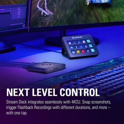 Elgato HD60 X Game Capture card- Stream and Record in 1080p60 HDR10 or 4K30 with Ultra-low Latency on PS5|Pro, PS4|Pro, Xbox Series X/S, Xbox One X|S, Nintendo Switch 2, in OBS and More, Works with PC and Mac