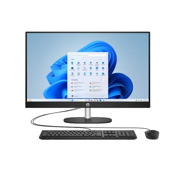 HP All-in-One Desktop AI 27-cr2040nh – Intel Core Ultra 5 225U, 8GB DDR5, 512GB SSD, 27" FHD IPS Touchscreen, Intel UHD Graphics, FreeDOS, Jet Black