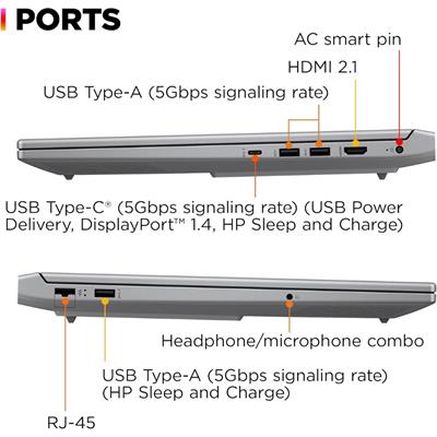HP Omen 16-AE0073CL Gaming Laptop Intel Core i7-14650HX, 32GB DDR5, 1TB SSD, NVIDIA RTX 4060 8GB Graphics, 16.1" FHD IPS LED, Backlit keyboard, Windows 11 Home