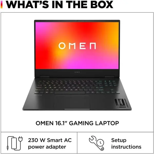 HP OMEN 16 Gaming Laptop - i7-13620H RTX 4060 16GB RAM 1TB SSD 165Hz FHD Display