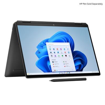 HP Spectre x360 14-eu0059TU, Intel Ultra 7 155H, 16GB RAM, 512GB SSD, 14 inch 2.8K OLED touch X360 Display, WiFi 6E,  BT 5.3, Windows 11 Original, Night Fall Black