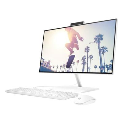 HP All-in-One PC 24-cr0113d, Intel Ci7, 8GB RAM, 512GB SSD, 24 inch FHD Touch Display, WiFi 6, BT 5.3, Gigabit LAN, HP USB Keyboard and Mouse, Dual Speakers, Built-in Webcam, Windows 11 Original, Shell White