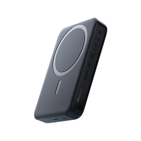 MCDODO MC-502 20000mAh Magnetic Power Bank – 22.5W Fast Charging, Wireless Charging, USB-C PD, LED Display