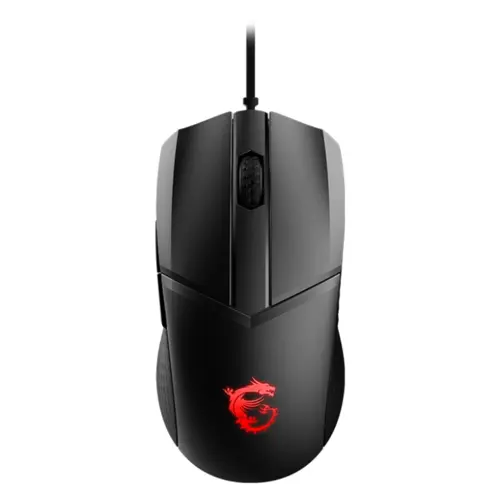 MSI CLUTCH GM41 LIGHTWEIGHT V2 Wired Gaming Mouse | Ultra-Light 65g, 20000 DPI Optical Sensor, OMRON Switches, FriXionFree Cable, RGB