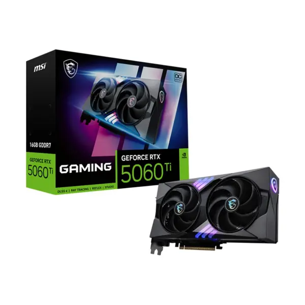 MSI GeForce RTX™ 5060 Ti 16G GAMING OC – 16GB GDDR6 Overclocked Gaming Graphics Card
