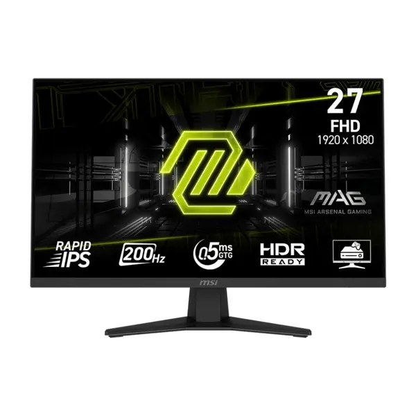 MSI MAG 274F – 27″ Full HD IPS Gaming Monitor | 200Hz Refresh Rate | 1ms GTG | AMD FreeSync | Frameless Design