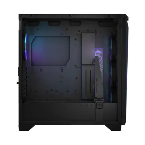 MSI MPG GUNGNIR 300R AIRFLOW Mid-Tower Gaming PC Case White | E-ATX, USB-C, Tempered Glass, 4x ARGB Fans, Tool-Free Design