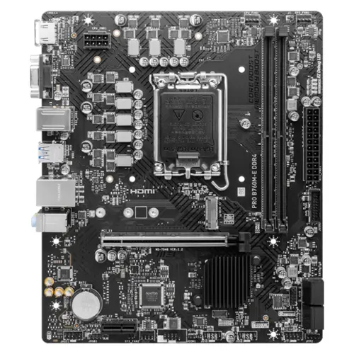 MSI PRO B760M-E D4 Motherboard | LGA 1700, DDR4, PCIe 4.0, M.2
