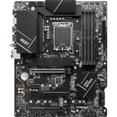 MSI PRO Z790-P WIFI ATX Motherboard for Intel 12th/13th/14th Gen CPUs with DDR5, PCIe 5.0, Wi-Fi 6E & 2.5G LAN