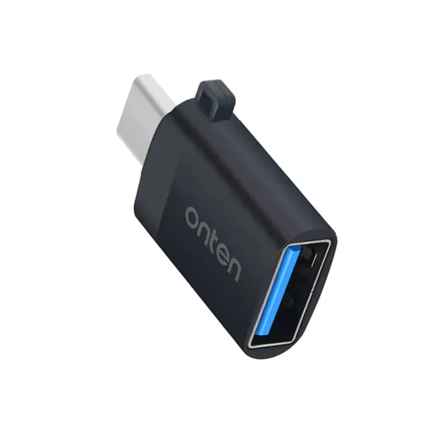 ONTEN 9130T USB Type-C to USB 3.0 Converter – OTG Adapter, 5Gbps Data Transfer, Plug & Play