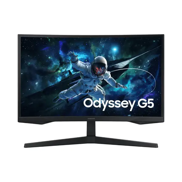 Samsung Odyssey G55C 27 inch Curved Gaming Monitor – QHD 165Hz, 1ms Response Time, HDR10, AMD FreeSync Premium